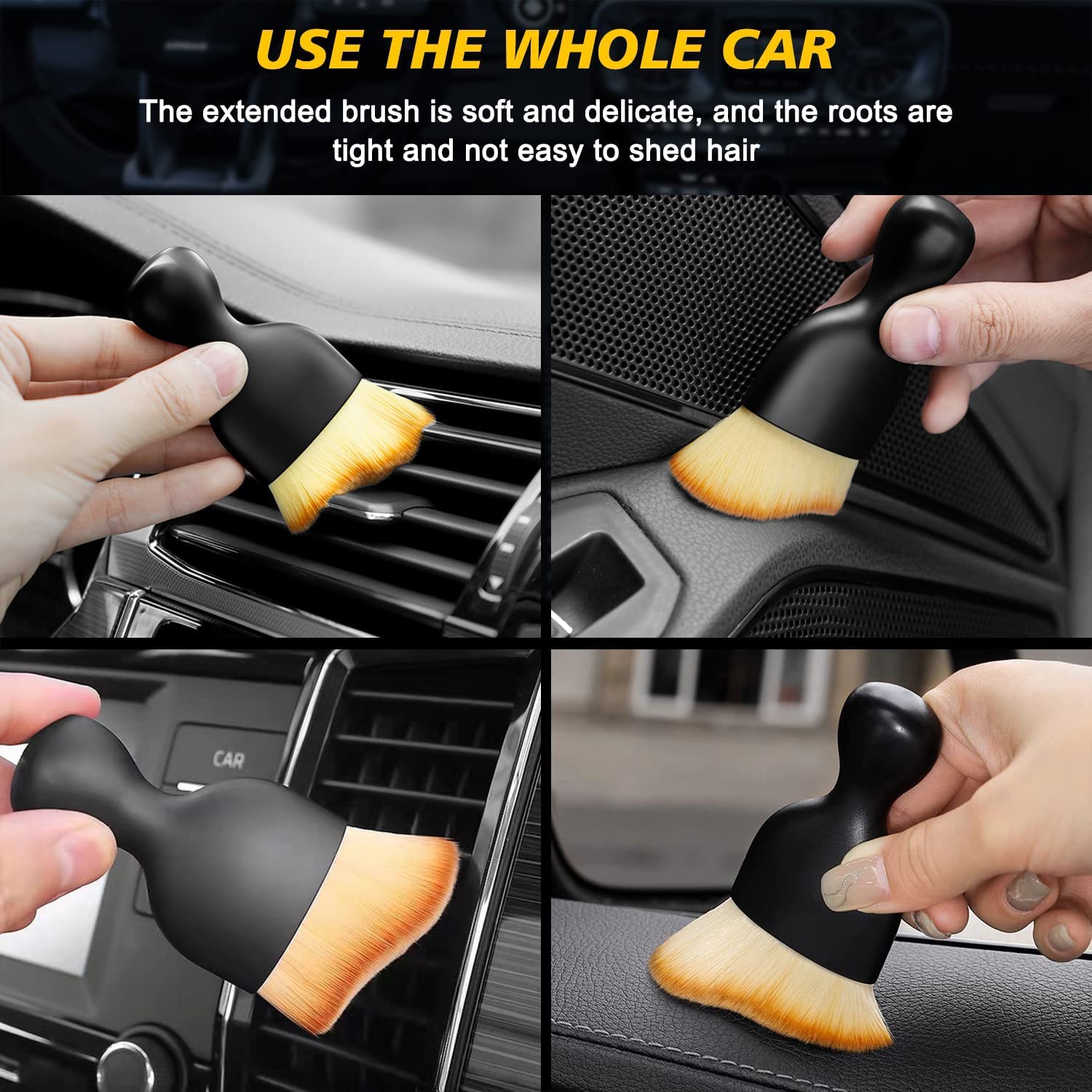 Car Dust Cleaning Brush BMG Import Export Auto Interior Soft Hair Removal Brush Car Cleaning Brush Dust Collectors Curved Design Dirt Dust Clean Brushes Air Conditioner Leather Computer Scratch Free Car Dust Cleaning Brush BMG Import Export Auto Interior Soft Hair Removal Brush Car Cleaning Brush Dust Collectors Curved Design Dirt Dust Clean Brushes Air Conditioner Leather Computer Scratch Free
